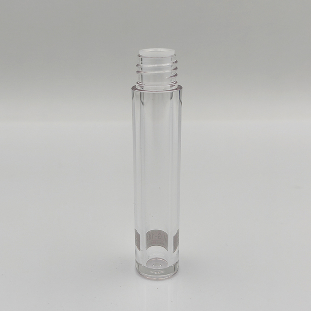 Hot sale Wholesale Custom 2.4ml round luxury lip gloss bottle with wand and Brush Empty Cosmetic Packaging clear lip gloss tubes