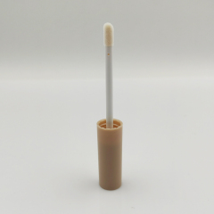 Hot sale Wholesale Custom 2.4ml round luxury lip gloss bottle with wand and Brush Empty Cosmetic Packaging clear lip gloss tubes