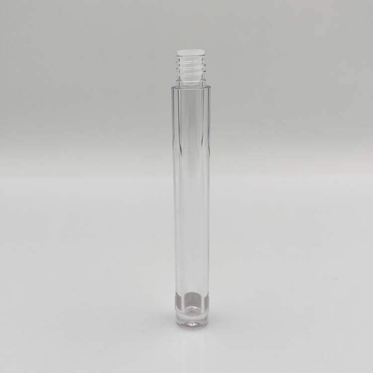 Best selling Wholesale Custom 2.2ml clear and silver lip gloss wand tubes Empty Cosmetic packaging round luxury lip gloss bottle