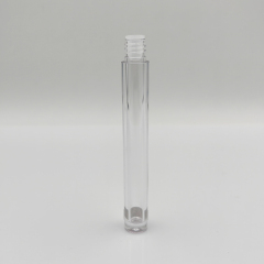 Best selling Wholesale Custom 2.2ml clear and silver lip gloss wand tubes Empty Cosmetic packaging round luxury lip gloss bottle
