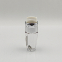 Stylish Wholesale Custom 6ml crystal wave empty lips gloss wand tube with stainless steel balls exotic empty lip gloss bottles