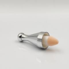 Stylish Wholesale Custom 6ml crystal wave empty lips gloss wand tube with stainless steel balls exotic empty lip gloss bottles