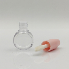 Special designed Wholesale Custom 4ml empty cute lip gloss bottle with wand Cosmetic Packaging luxury square lip gloss bottle