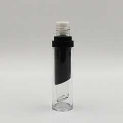 New Arrival Wholesale 4.5ml round lip gloss bottles customized empty cosmetic packaging black lip gloss tube for liquid lipstick