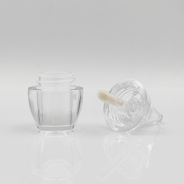 Brand New Custom 3ml round lip gloss tubes with box and logo plastic cosmetic packaging exotic empty lip gloss bottles