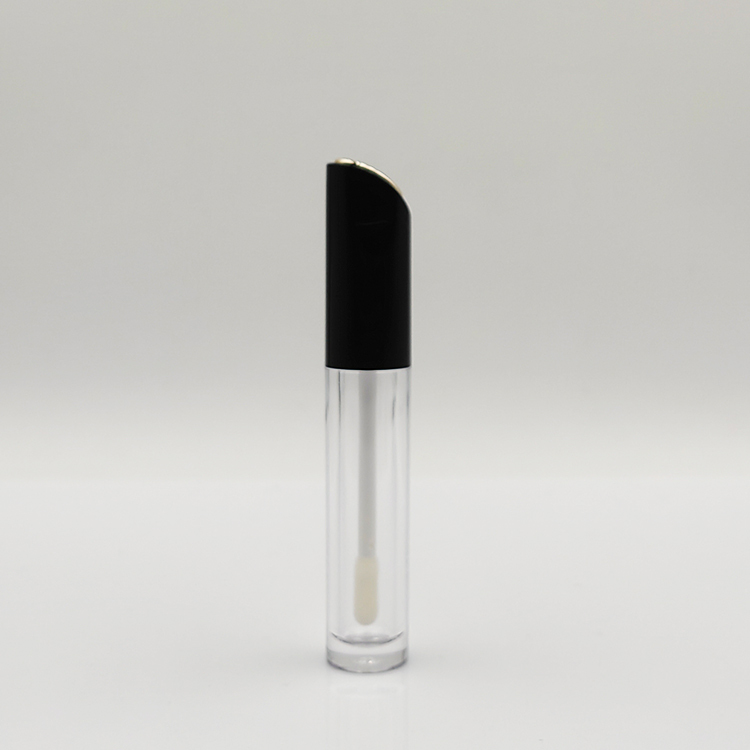 2025 Hot Sale Custom 4.5ml round unique empty crystal lip gloss bottle for plastic cosmetic packaging luxury lip gloss tubes
