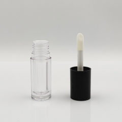 Best seller Custom 5.2ml round transparent empty lip gloss bottles plastic lip lipstick lip gloss tubes with custom packaging