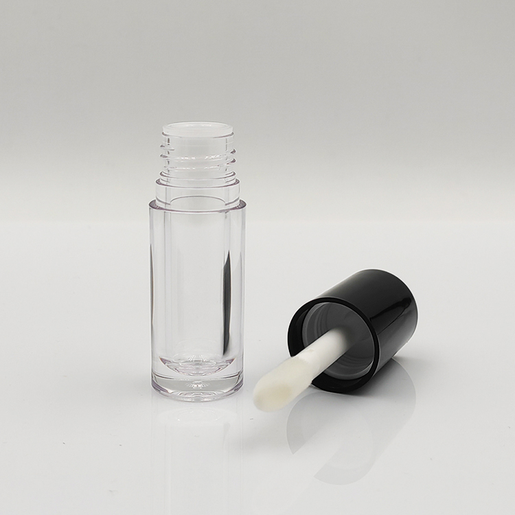 Best seller Custom 5.2ml round transparent empty lip gloss bottles plastic lip lipstick lip gloss tubes with custom packaging