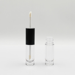 New Arrival Wholesale 8ml double side lip gloss bottles customized empty cosmetic packaging lip gloss tubes and box custom label