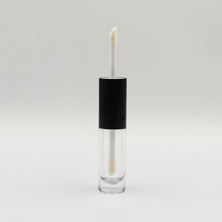 New Arrival Wholesale 8ml double side lip gloss bottles customized empty cosmetic packaging lip gloss tubes and box custom label