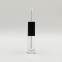 New Arrival Wholesale 8ml double side lip gloss bottles customized empty cosmetic packaging lip gloss tubes and box custom label