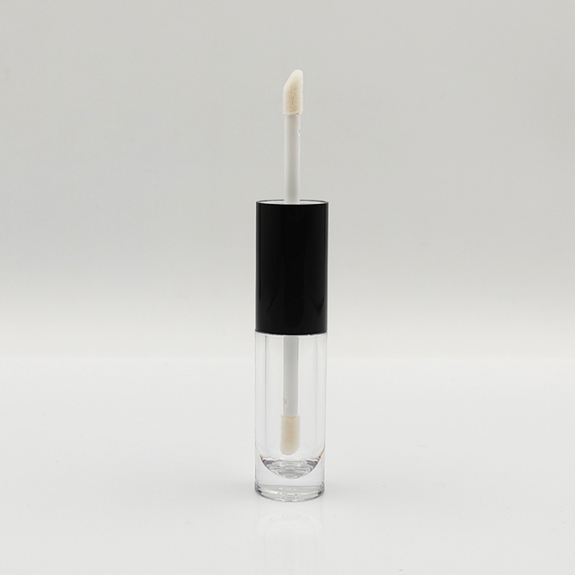 New Arrival Wholesale 8ml double side lip gloss bottles customized empty cosmetic packaging lip gloss tubes and box custom label