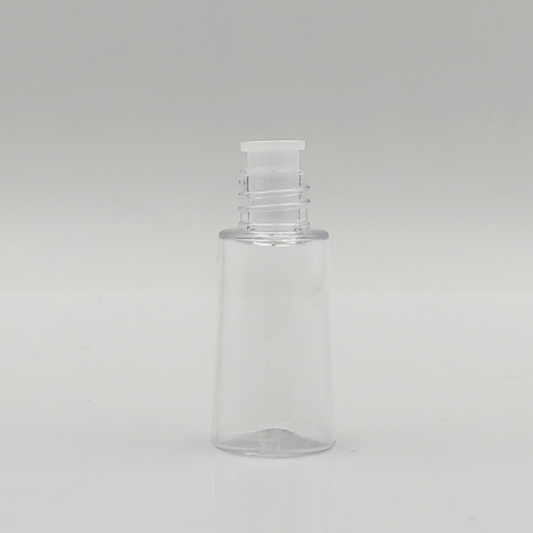 Popular custom 8ml round double side clear lip gloss bottle Empty Plastic Cosmetic Packaging lip gloss tubes with box and logo