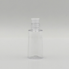 Popular custom 8ml round double side clear lip gloss bottle Empty Plastic Cosmetic Packaging lip gloss tubes with box and logo