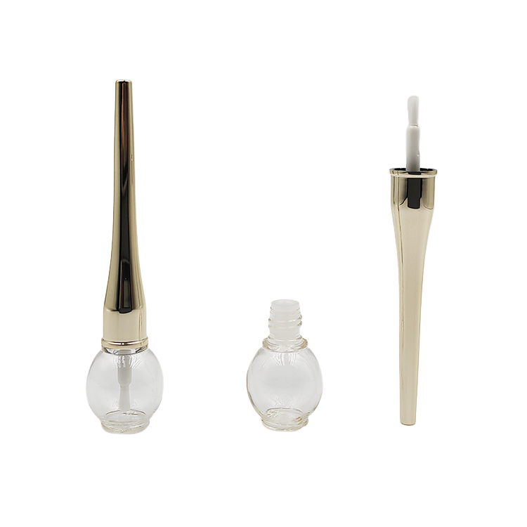 Special designed 5ml Lollipop Light Bulb Shaped cute lip gloss tubes for cosmetic packaging transparent gold lip gloss tube
