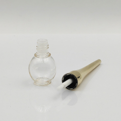 Special designed 5ml Lollipop Light Bulb Shaped cute lip gloss tubes for cosmetic packaging transparent gold lip gloss tube