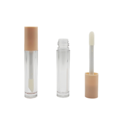 Best selling Custom 5ml round pink lip gloss bottle for empty cosmetic container tube wholesale lip gloss empty lipstick tubes