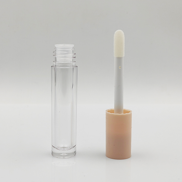 Best selling Custom 5ml round pink lip gloss bottle for empty cosmetic container tube wholesale lip gloss empty lipstick tubes