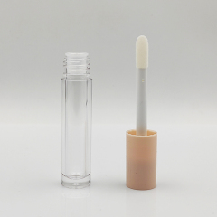 Best selling Custom 5ml round pink lip gloss bottle for empty cosmetic container tube wholesale lip gloss empty lipstick tubes