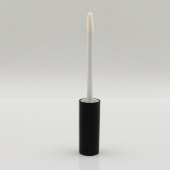 Stylish Wholesale Custom conical shape round 10ml lip gloss bottle plastic cosmetic packaging empty lip gloss tubes with wand