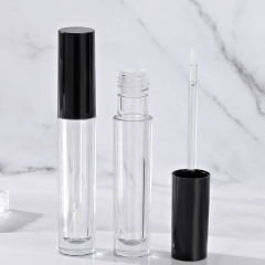 Popular 4.5ml Thickened Wall Round tube with super-fine brush applicator Empty Cosmetic Packaging eyeliner bottle with Logo
