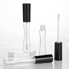 Stylish Wholesale Custom 9ml round unique lip gloss bottle packaging Empty lip lipstick lip gloss tubes with custom packaging