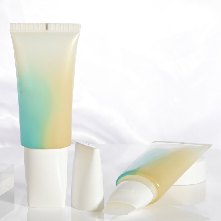 Wholesale 20ml-120ml Empty Soft Spatula Tube with silicone applicator packaging eye cream face mask tube Screen Printing