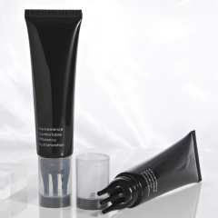 Customized 80ml Hair Dye Comb Soft Tube for cosmetics packaging empty tube Hair and Scalp Care With Comb Applicator