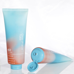 250ml One Piece Tube Empty Plastic Cosmetic Screen Printing Packaging lotion squeeze tube cosmetic soft tube for shampoo