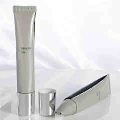 40ml Innovative designed Side By Side Tube for dual chamber double tube Combined into one Plastic Cosmetic Packaging tube