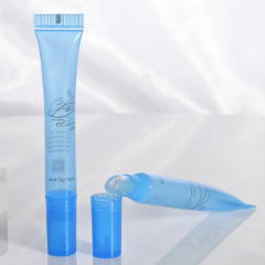 Stylish 10ml Slanted Tip tube soft squeeze screen printing lipstick tubes with customized logo mini lip gloss samples tubes