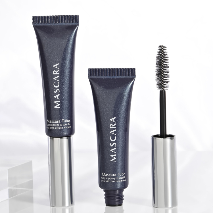 15ml Best selling eco-friendly mascara wand tube soft squeeze screen printing for Eye Makeup cosmetic plastic packaging