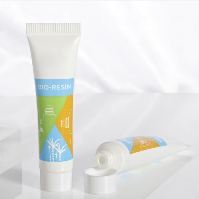 20ml Bio-Resin Soft Round Tube Empty Plastic Cosmetic Screen Printing Packaging moisturizing eye cream cosmetic plastic tube