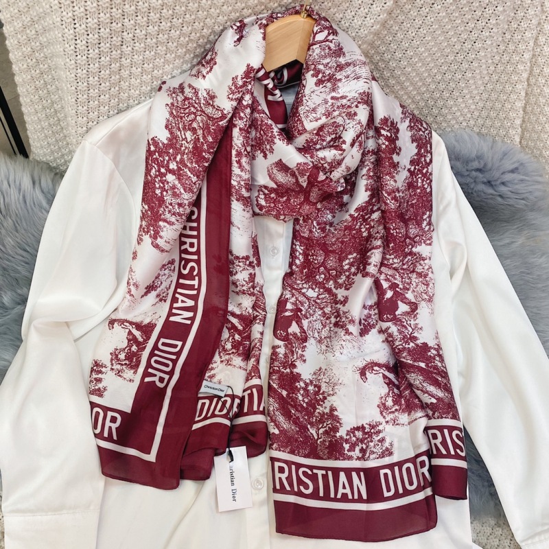 Dior new cross-section large long scarf