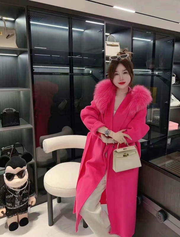 Popular double-sided versatile fashionable cashmere plush fox fur fluffy and soft scarf coat