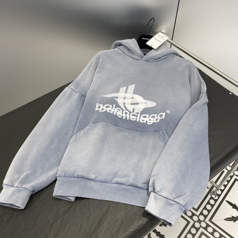 Balenciaga 23 new product LAYERED SPORTS hooded large size sweatshirt