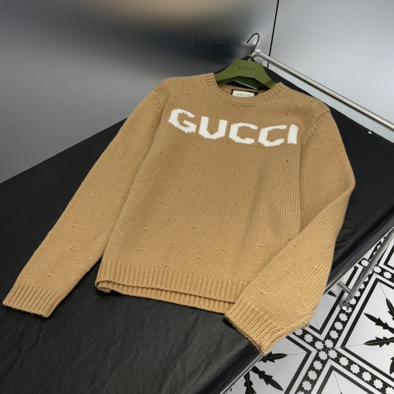 Gucci autumn and winter new letter thick needle pullover sweater