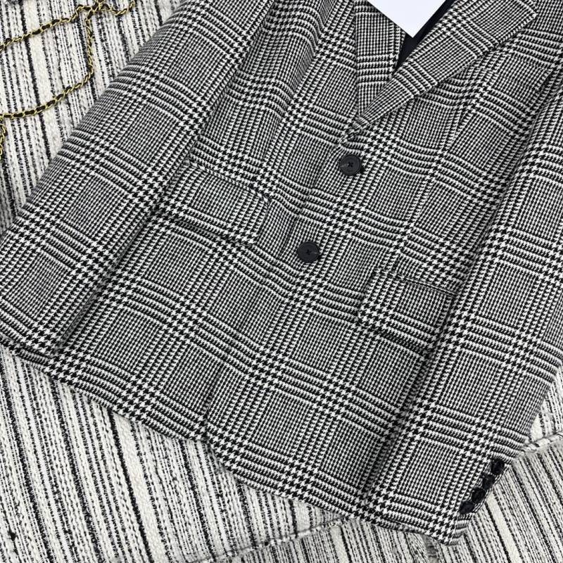 Dior 2023 new early autumn and winter series plaid blazer