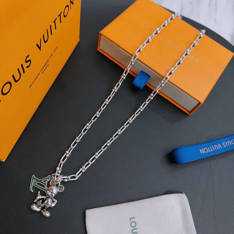 Louis Vuitton Disney Mickey Retro Elements Trendy Versatile Necklace