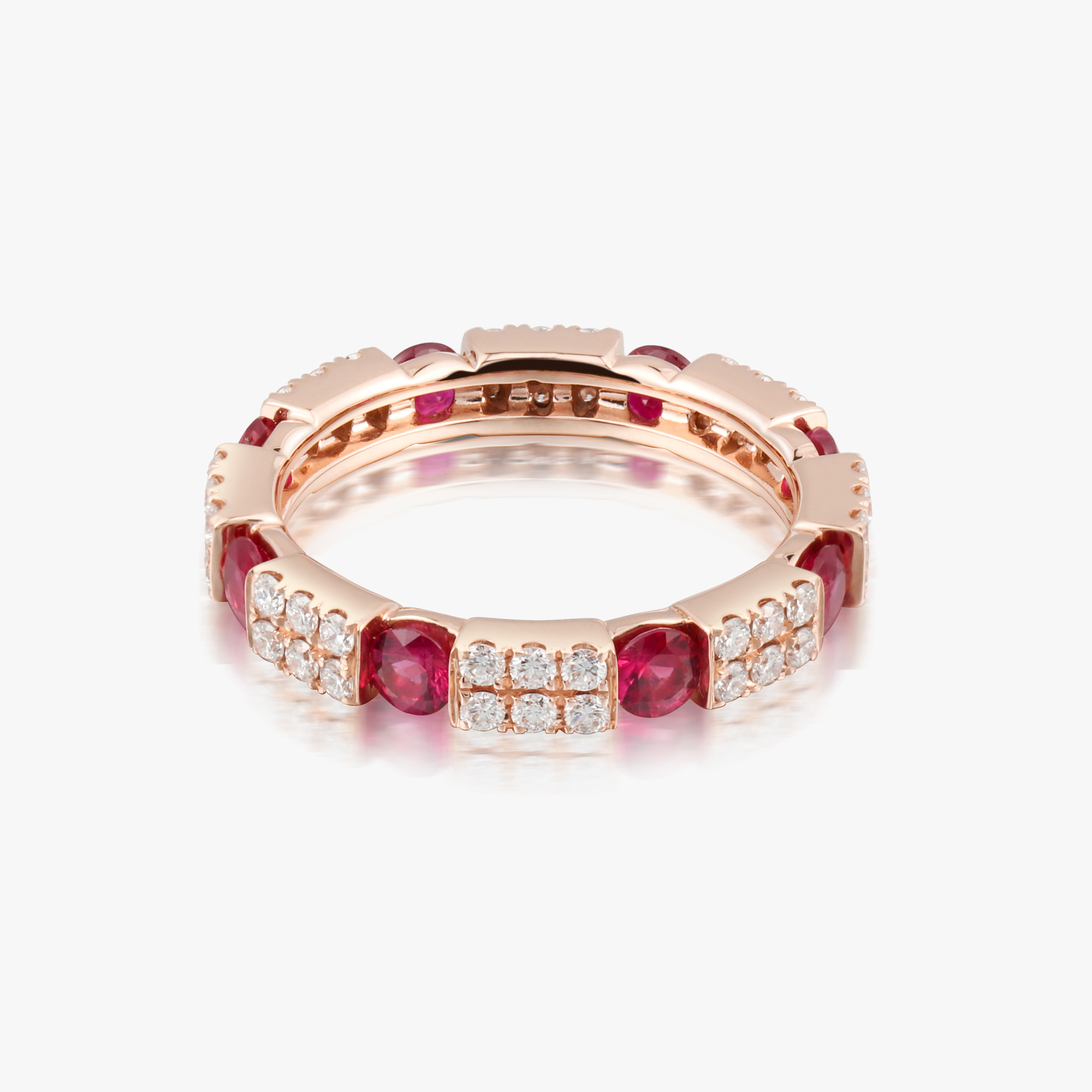 ACCA 14KR Ring with Ruby and Diamond