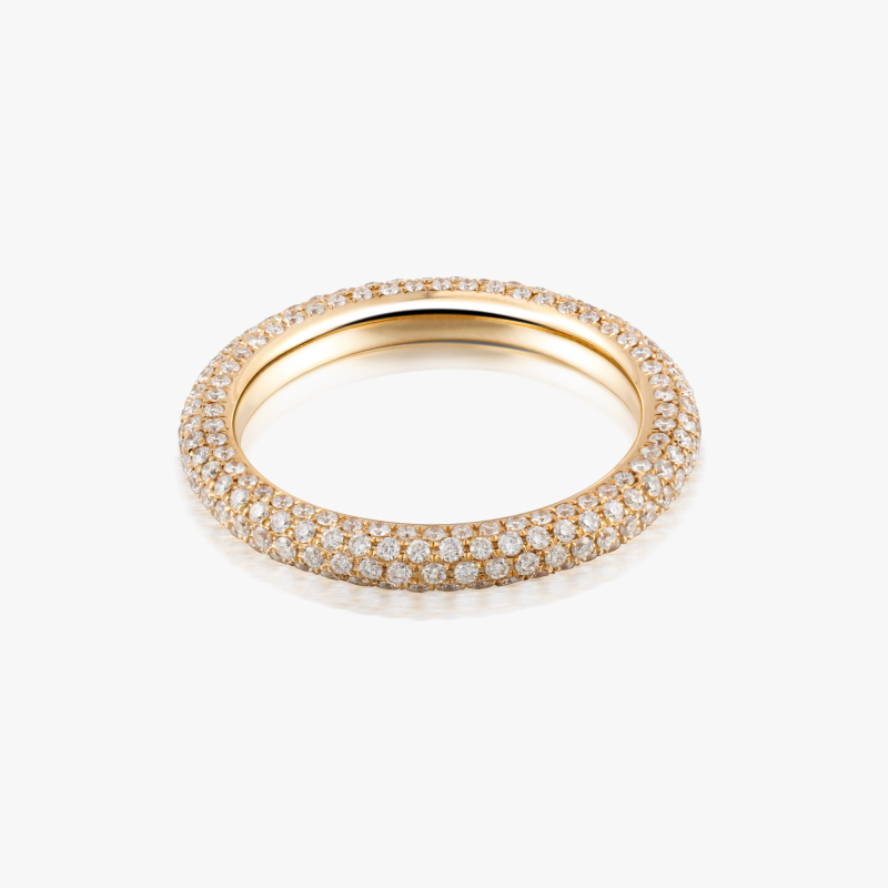 ACCA 18KY Ring with Round Diamond