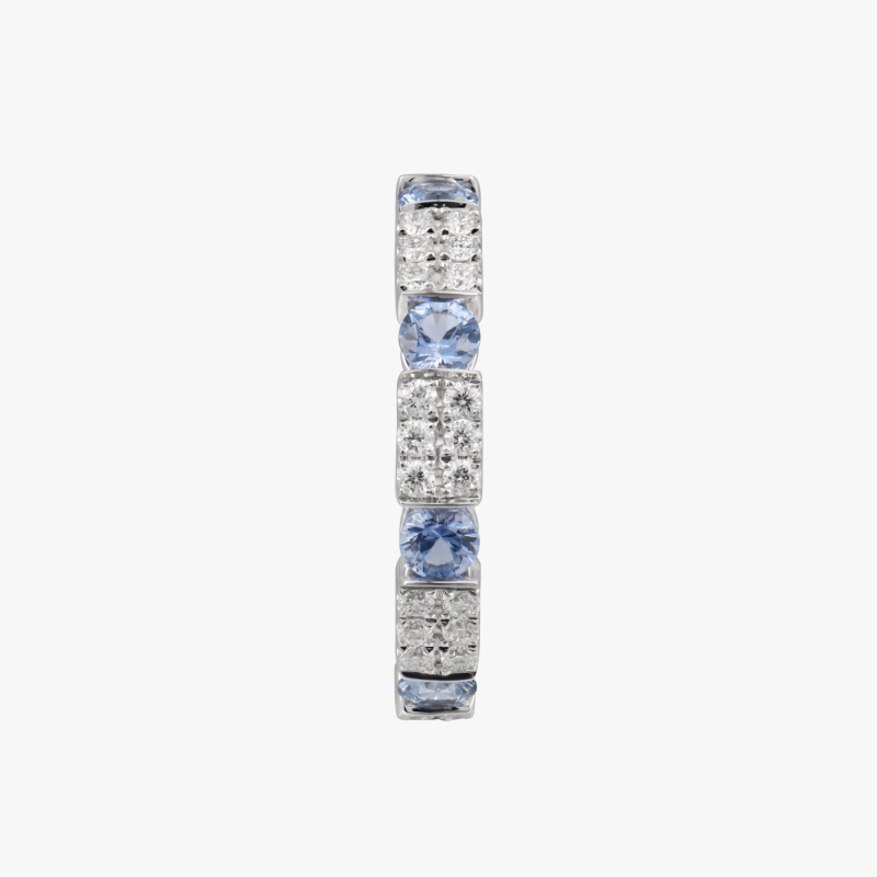 ACCA 18KW Ring with Sapphire and Diamond