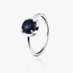 ACCA 18KW Ring with Created Sapphire