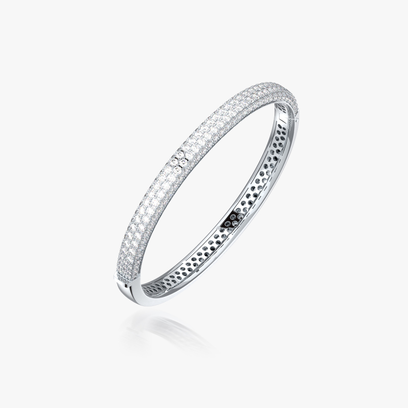 ACCA 18KW Bangle with Round Diamond