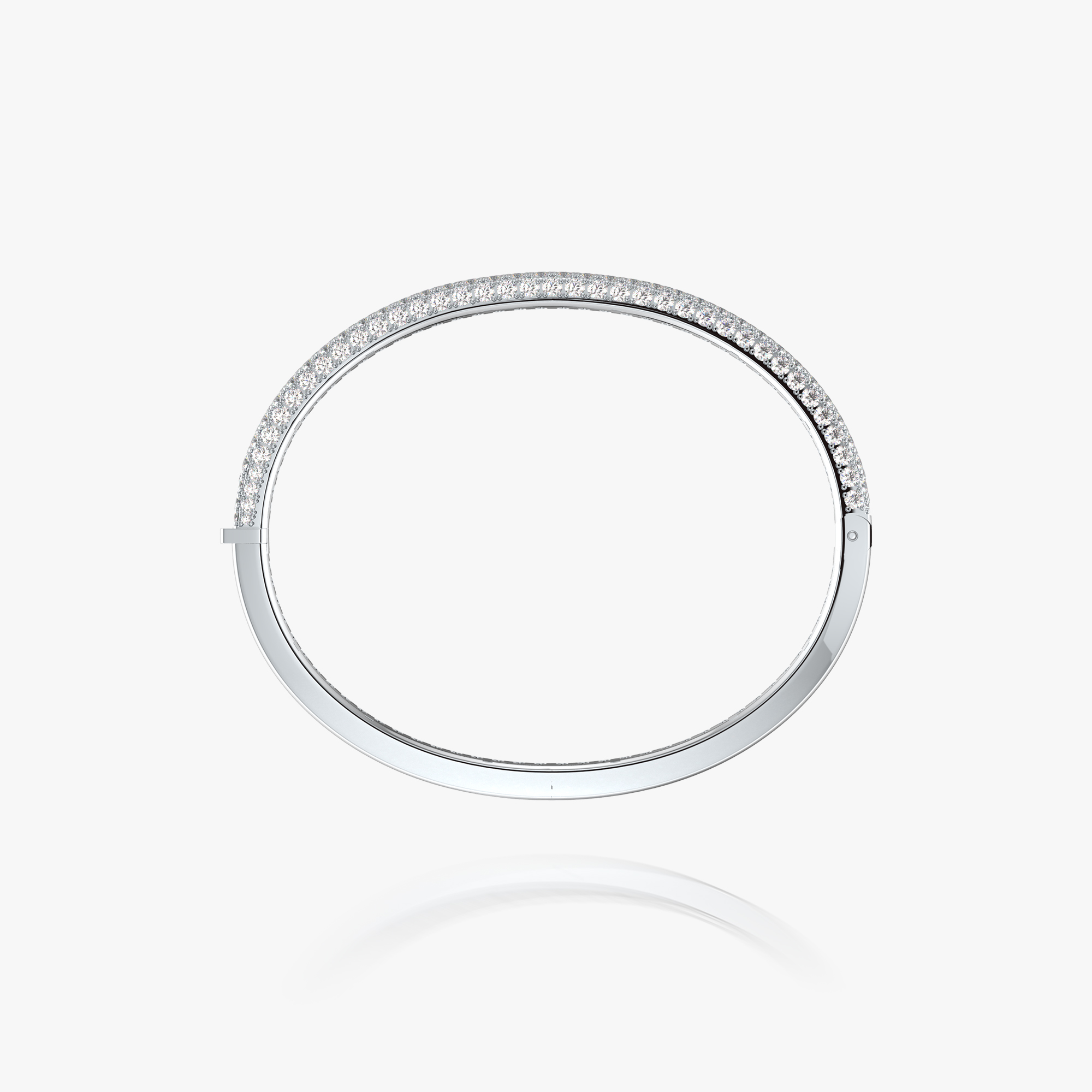 ACCA 18KW Bangle with Round Diamond