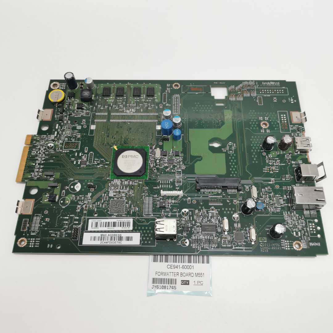 HP Color LaserJet Ent 500 M551  FORMATTER BOARD, LOGIC CARD, MOTHER BOARD, MAIN BOARD  CE941-60001