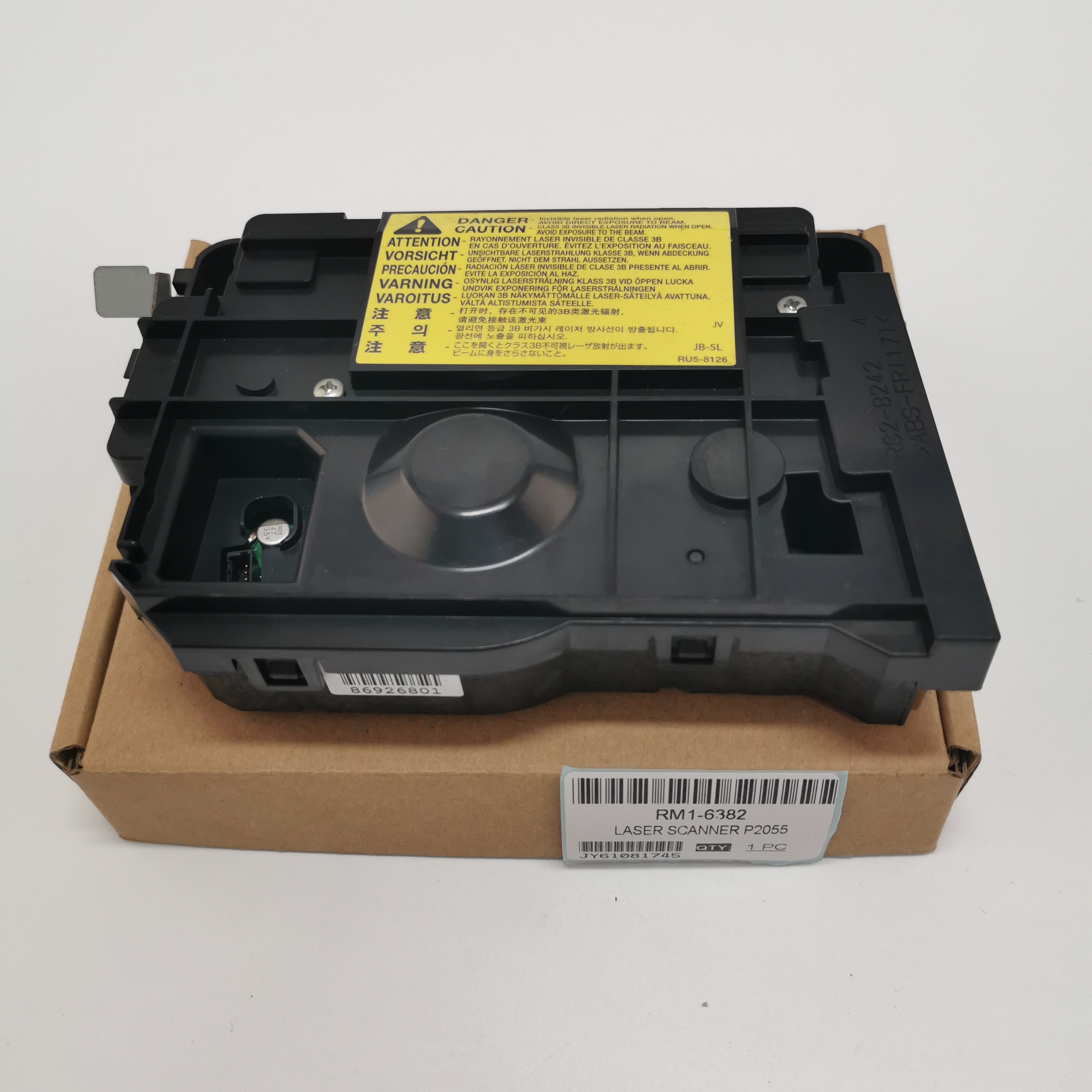 HP LaserJet P2035, P2055 LASER SCANNER UNIT RM1-6382, RM1-6424