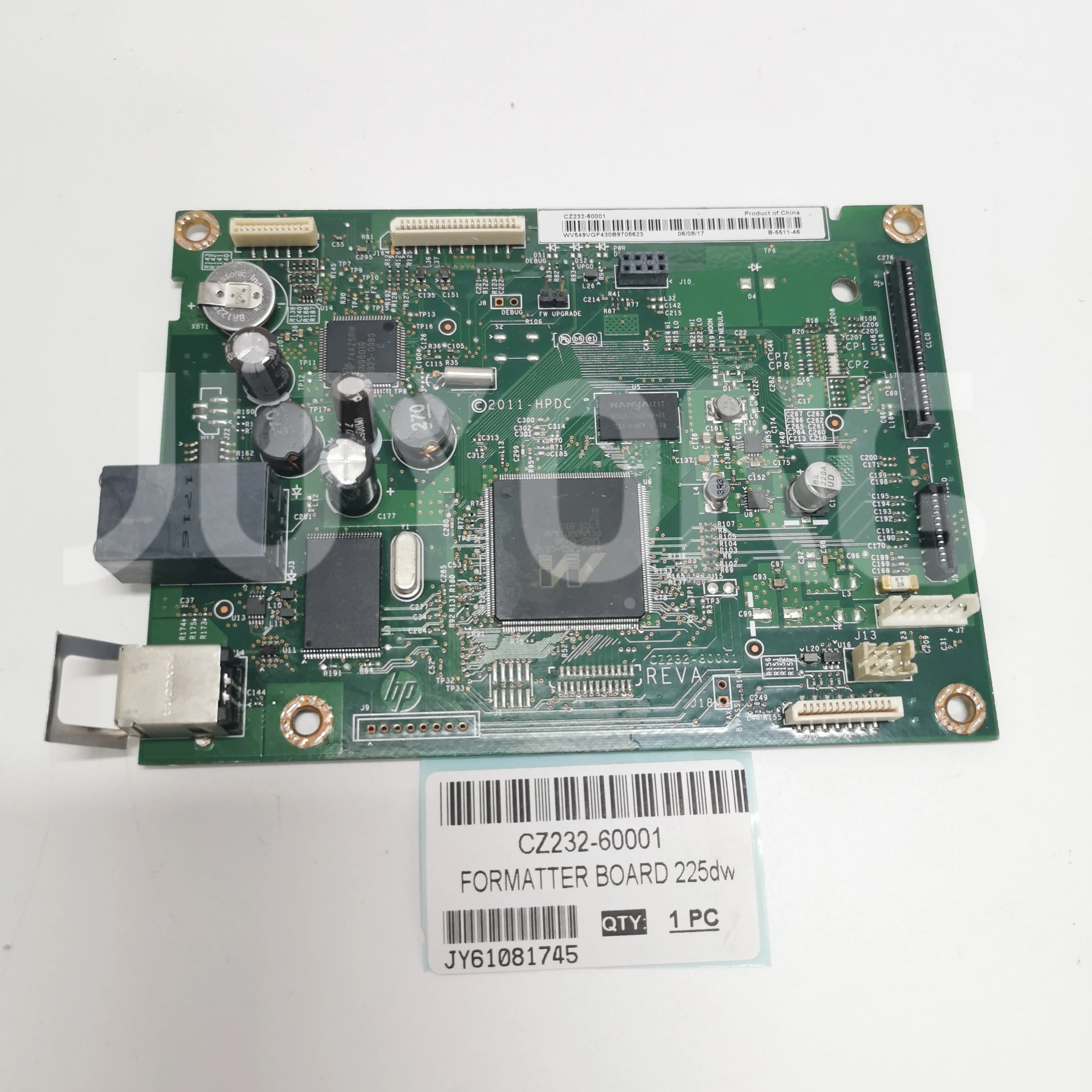 CZ232-60001 MOTHER BOARD FIT FOR HP 225DW M225DW PRINTER ORIGINAL NEW FORMATTER BOARD IN GOOD CONDITION