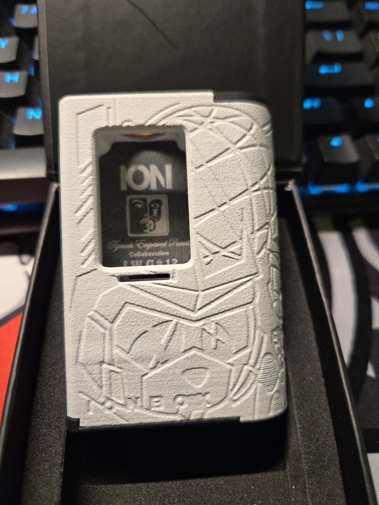 PRC IONBOX white engrave