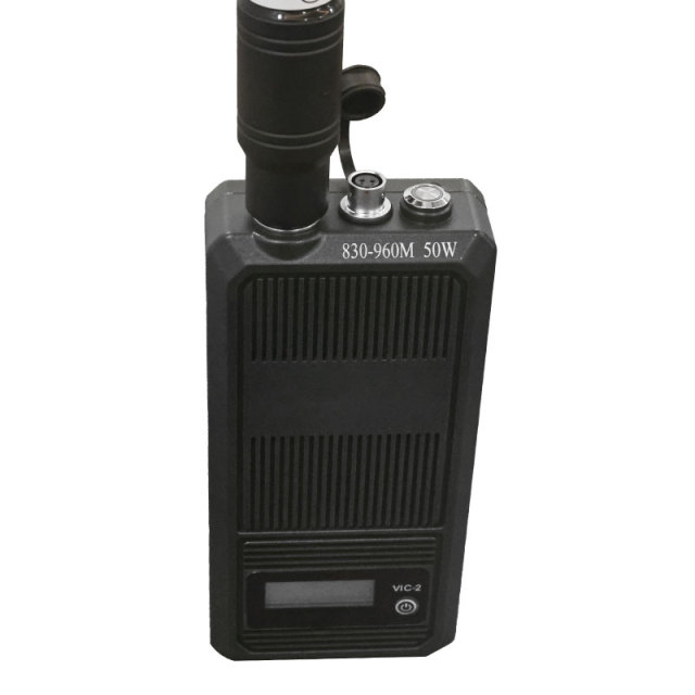 Wearable 1-Band Handheld Drone Jammer – Portable, Single-Operator Anti-Drone Solution